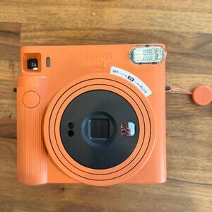 Fujifilm INSTAX SQUARE SQ1 Bundle – Terracotta Orange | Camera + Case + Album